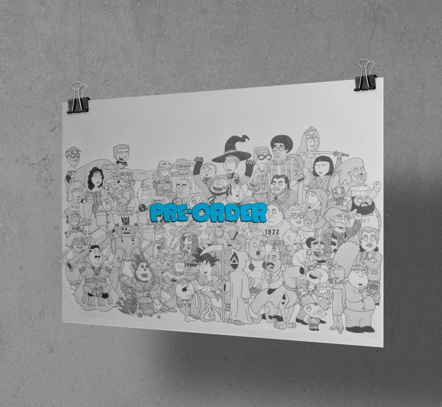 PRE-ORDER Wickyguy Mashup Montage Art Print
